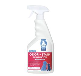 NEW Unique Pet Odor and Stain Eliminator for Dog, Cat, Small Pet Messes- 24 oz. Ready-To-Use Liquid Spray - Bio-enzymatic Formula