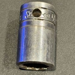 Snap On SW416 1/2" Shallow Socket 1/2" Drive 8 Point Double Square USA 
