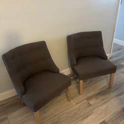2 Upholstered Dining Chairs