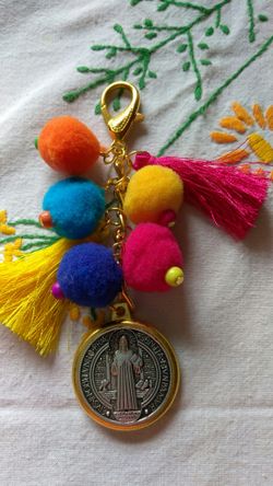 Saint Benedict Purse Charm