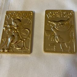Pokémon Gold Plated Cards
