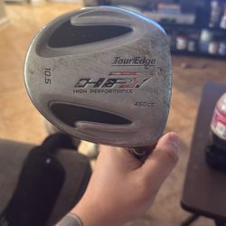 Used Driver Tour Edge With New Lamkin Oversize Grip, Evolution Golf 3 Wood And Calaway 5 Wood