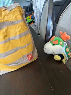 2009 bowser jr eating McDonald’s