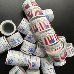 25 Rolls 🇺🇸 FOREVER Postage Stamps 🇺🇲 US FLAG