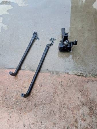 Adjustable Weight Distribution Hitch With Spring Bars