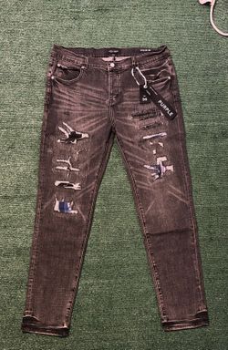 Purple Jean Black/gray size 36