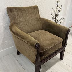Green Velvet Bombay Side/Accent Armchair- Free Delivery 