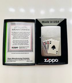 Zippo Classic Brushed Chome Pocket Lighter