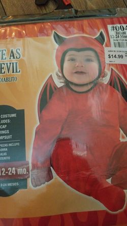 Cute as devil infant costume
