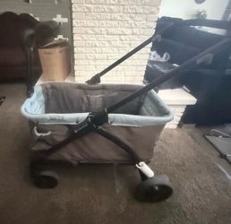 Baby Trend Tour LTE 2-in-1 Wagon Stroller, Compact Fold, Blue