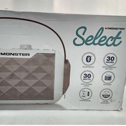 MONSTER SELECT MNMD-RSG PORTABLE BT SPEAKER/ FM RADIO & POWER BANK