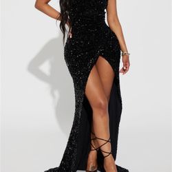 Awards Sequin Maxi Dress