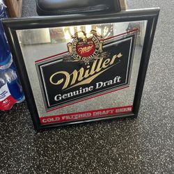Miller Genuine Draft Beer Sign