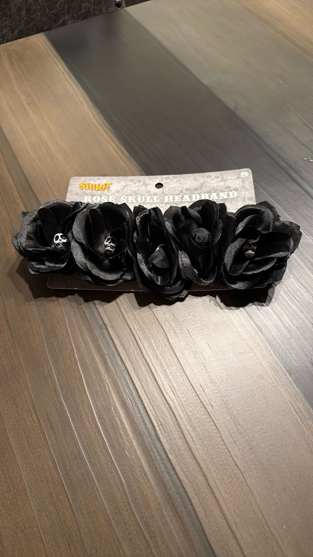 Brand new Rose Skull Headband ready for your Halloween