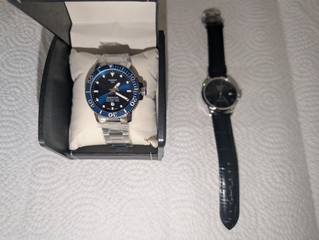 Tissot Seastar GTS AUT SS BL
And Tissot Men's Le Locle Stainless Steel Dress Watch