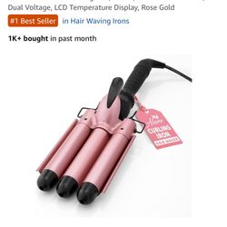 3 Barrel Curling Iron Brand New