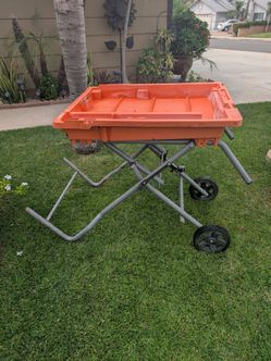 Tile Saw Stand with Wheels (Soporte con ruedas y bandeja para Sierra de azulejos)