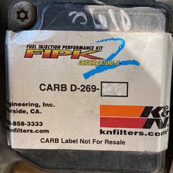 air filter with a mass airflow 