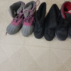 snow boots size 5 kids