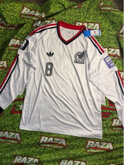 Mexico National Team Fidalgo #8 Long Sleeve Jersey Size XL