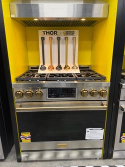36” Thor Professional Gas Range with Tilt Panel -