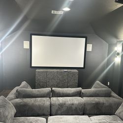 2 Gray Sectionals 