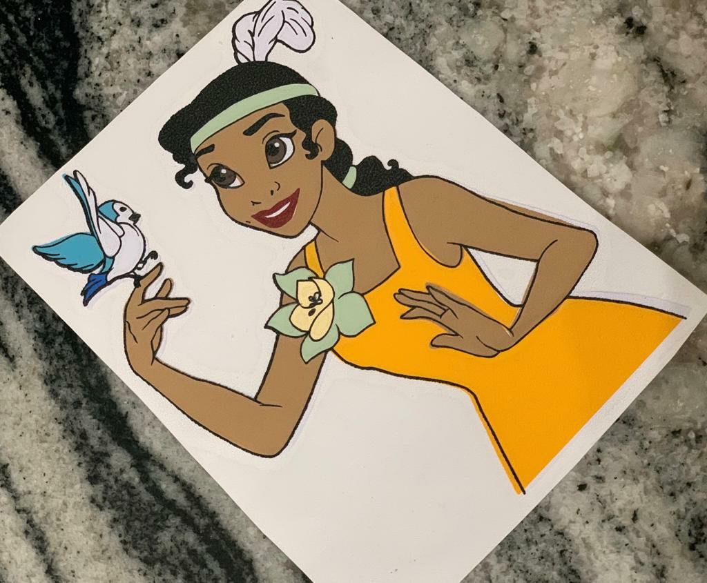 Disney Princess Tiana Vinyl Decal