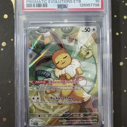 PSA 10 Eevee - Prismatic Evolutions - Pokemon 