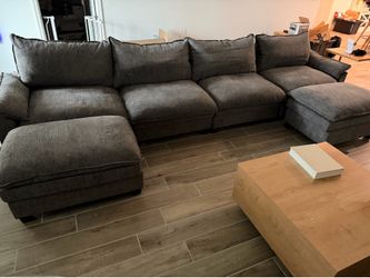 Grey Modular Sectional Couch