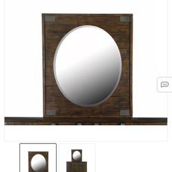 New Magnussen Pine Hill Portrait Oval Mirror