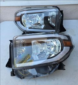 14-21 Toyota Tundra LED DRL Headlights Luces Micas Calaveras Faros Faroles Focos Headlamps