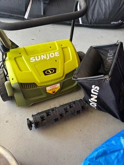 Sun joe w/ scarifier
