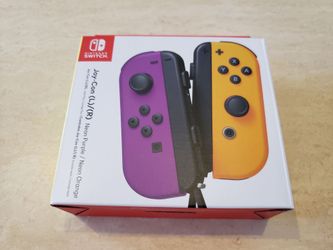 Brand New Nintendo Switch Neon Purple & Neon Orange Joycons $60
