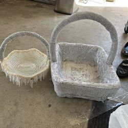 Rhinestone Bling Baskets
