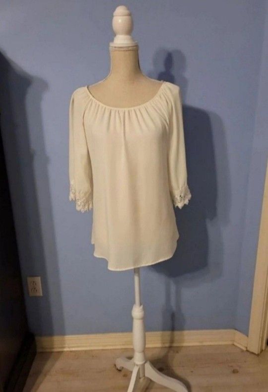 Blue Sketch Small Womens Tunic