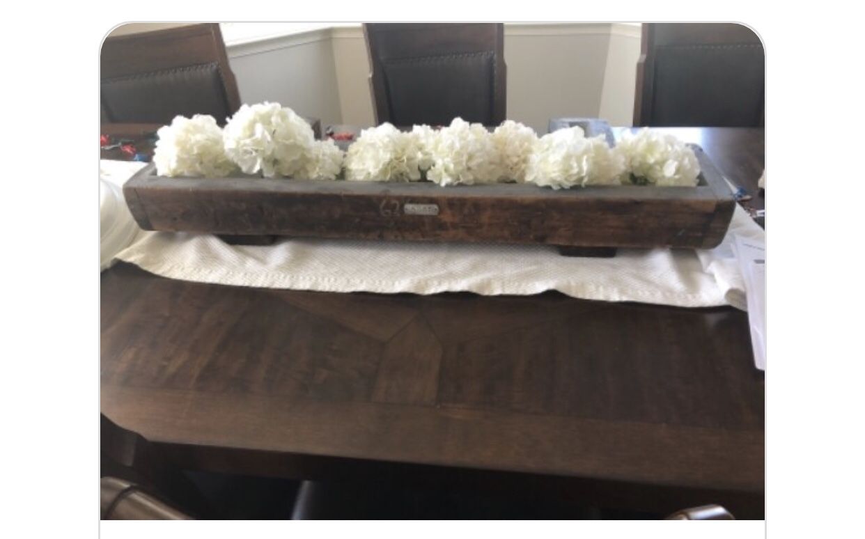 Large old factory mold centerpiece