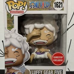 Funko Pop Luffy Gear Five Game Stop Exclusive