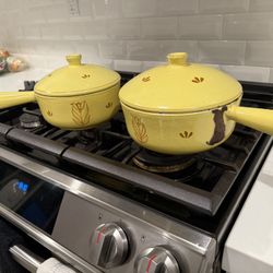 Vintage Cast Iron Pots