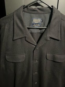 2xL solid black Pendleton