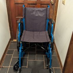 Wheel Chair W/Cup Holder, Storage Bag