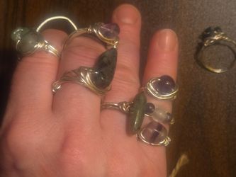 Crystal Gemstone Rings
