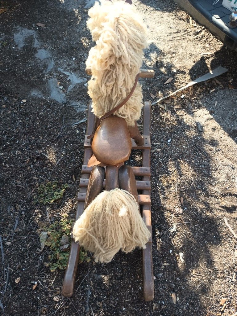 Wooden Rocking Horse