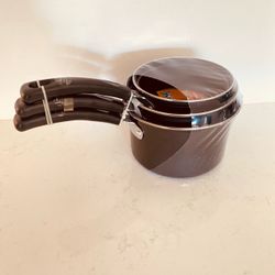 Dark Nonstick Saucepan with Lid