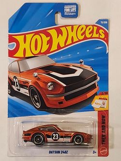 HOT WHEELS . THEN AND NOW . 1970 DATSUN 240-Z.