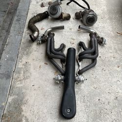 Small Block Chevy Twin Turbo Set Up