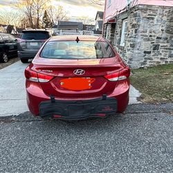 Hyndai, 2011 Elantra, Red Sedan
