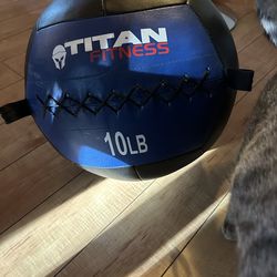 Titan fitness 10lbs medicine ball
