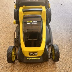 RYOBI MOWER and BLOWER