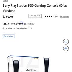PlayStation 5(Disc Edition)