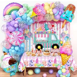 Ice Cream Theme Birthday Supplies